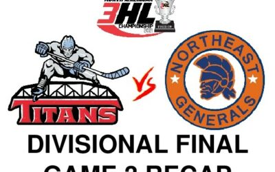 Titans fall short to Generals 4 – 1 in game 3 of Divisional Finals as inaugural season comes to an end